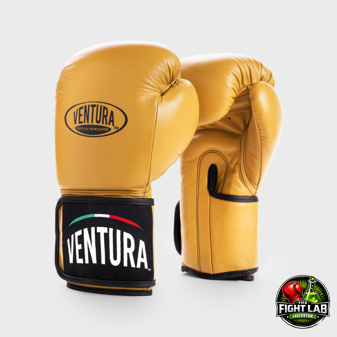 Gold Velcro Boxing Glove