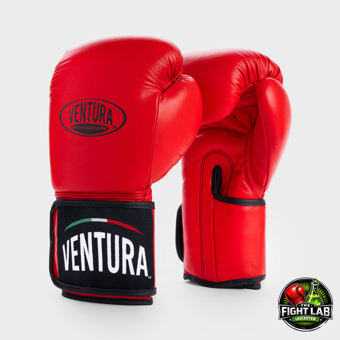 Red Velcro Boxing Glove