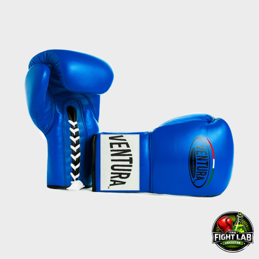 Blue Laced Boxing Glove
