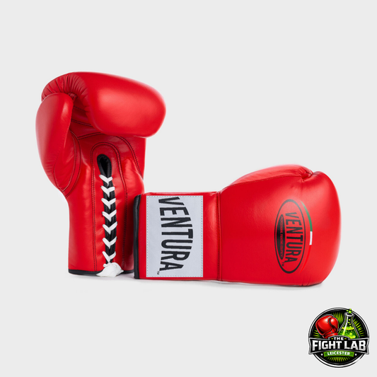 Red Laced Boxing Glove